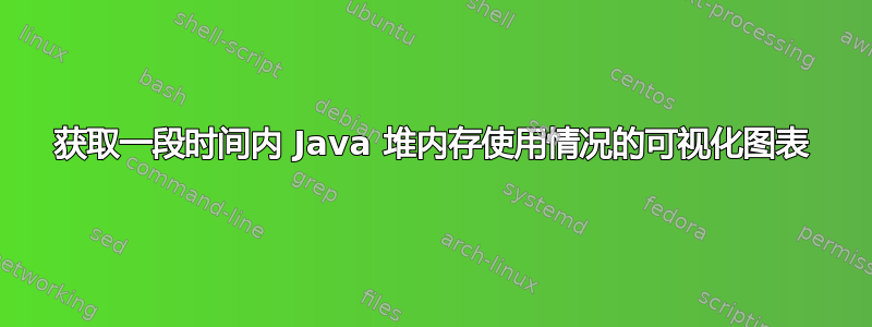 获取一段时间内 Java 堆内存使用情况的可视化图表