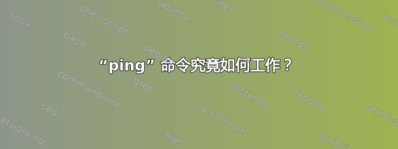 “ping” 命令究竟如何工作？