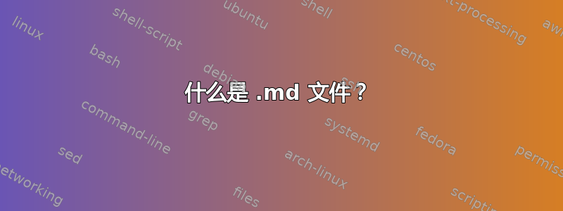 什么是 .md 文件？