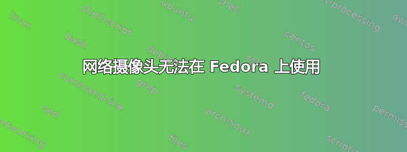 网络摄像头无法在 Fedora 上使用