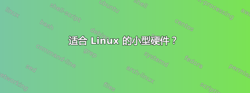 适合 Linux 的小型硬件？