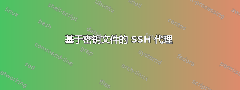 基于密钥文件的 SSH 代理