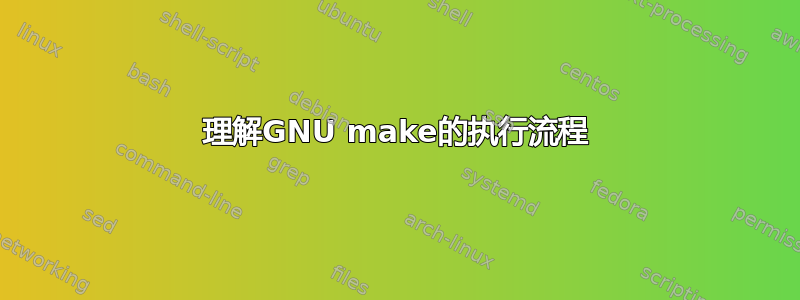 理解GNU make的执行流程