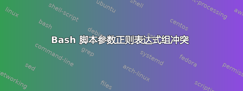 Bash 脚本参数正则表达式组冲突