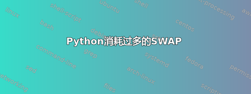 Python消耗过多的SWAP