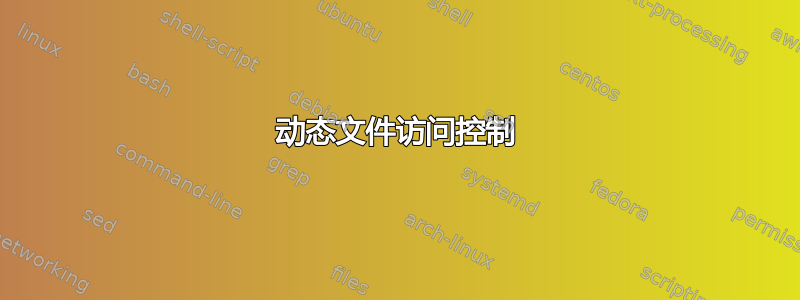 动态文件访问控制