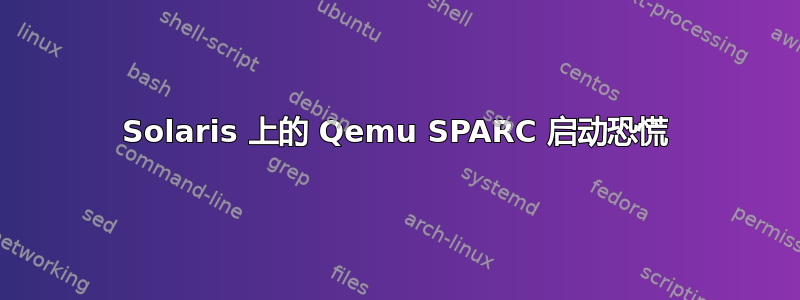 Solaris 上的 Qemu SPARC 启动恐慌