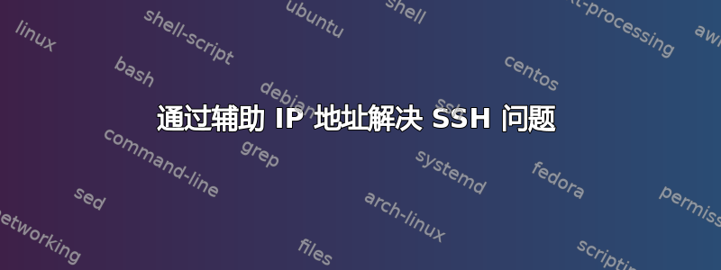 通过辅助 IP 地址解决 SSH 问题