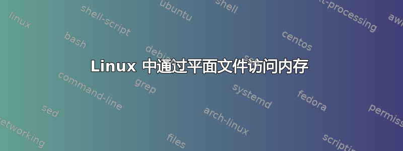 Linux 中通过平面文件访问内存