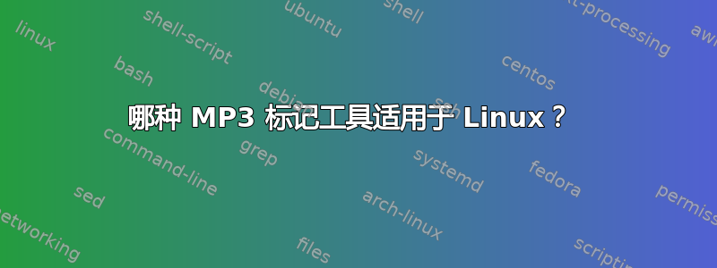 哪种 MP3 标记工具适用于 Linux？ 