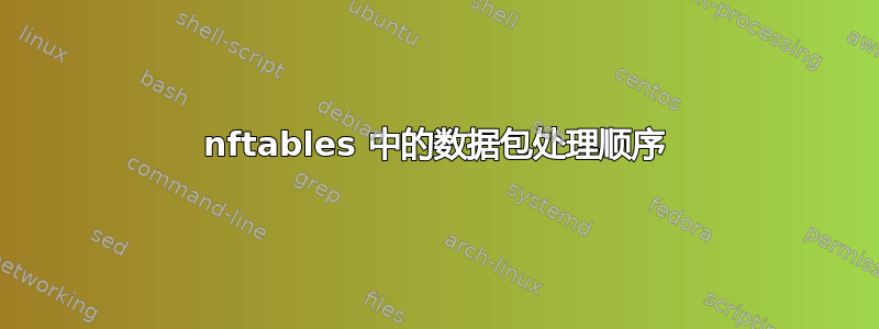 nftables 中的数据包处理顺序