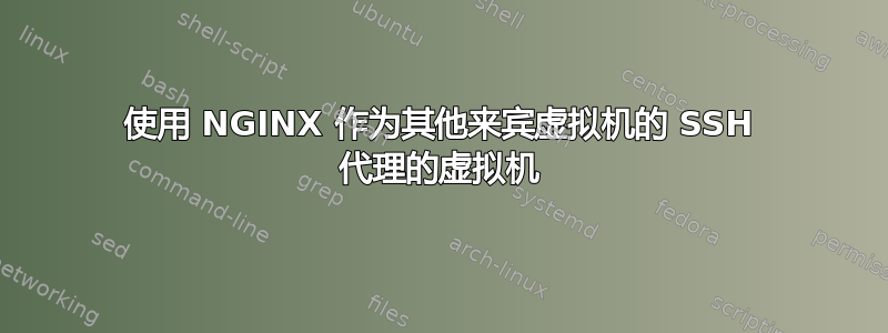 使用 NGINX 作为其他来宾虚拟机的 SSH 代理的虚拟机