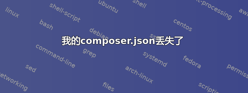 我的composer.json丢失了