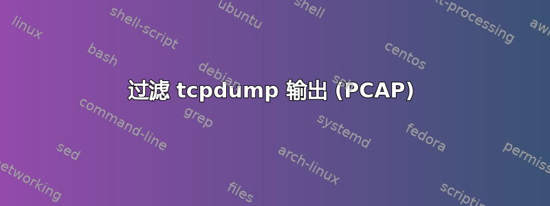 过滤 tcpdump 输出 (PCAP)