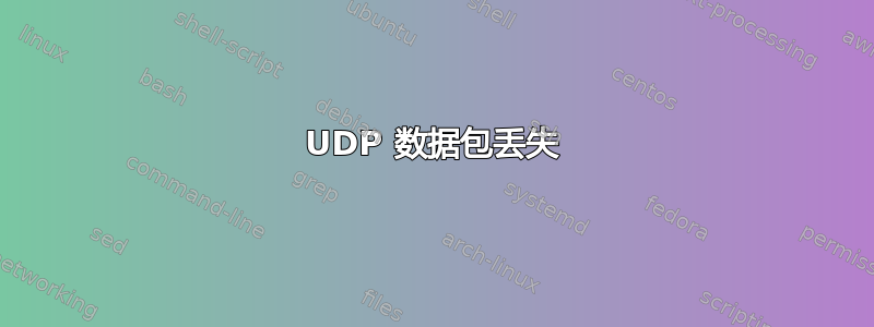 UDP 数据包丢失