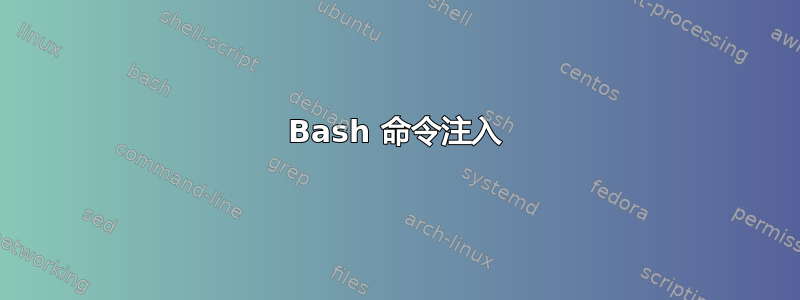 Bash 命令注入