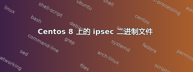 Centos 8 上的 ipsec 二进制文件