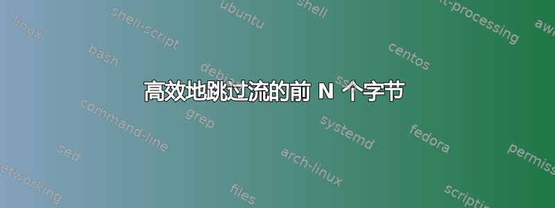 高效地跳过流的前 N ​​个字节