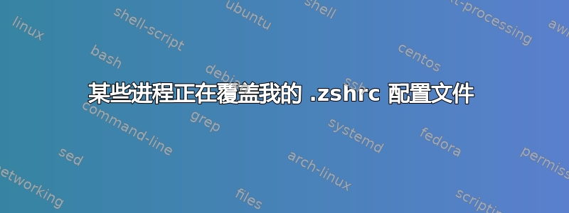 某些进程正在覆盖我的 .zshrc 配置文件