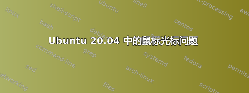 Ubuntu 20.04 中的鼠标光标问题