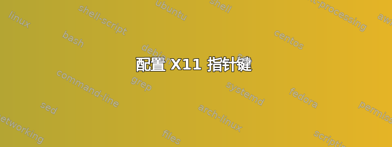 配置 X11 指针键