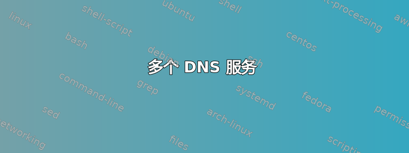 多个 DNS 服务