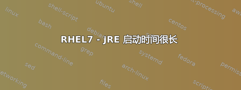 RHEL7 - JRE 启动时间很长