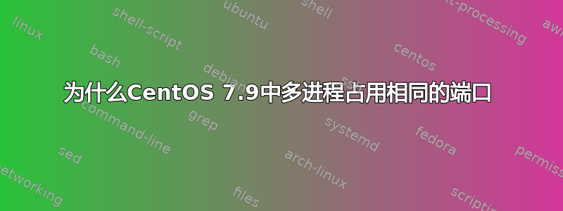 为什么CentOS 7.9中多进程占用相同的端口