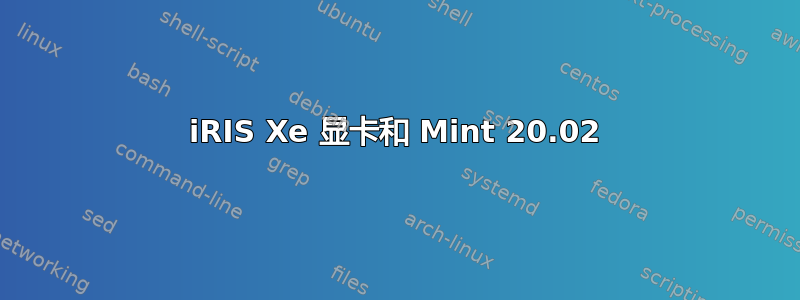 iRIS Xe 显卡和 Mint 20.02