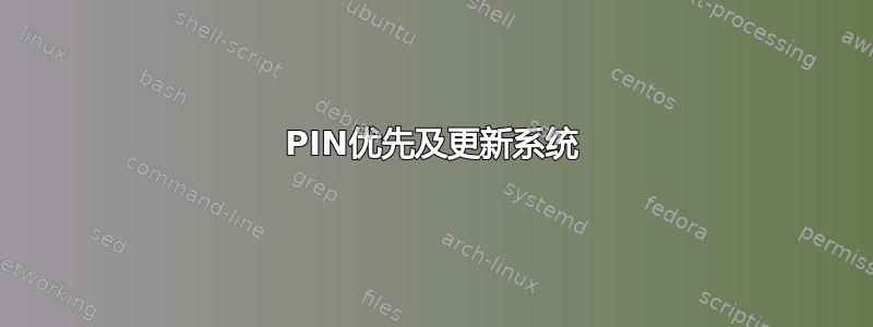 PIN优先及更新系统