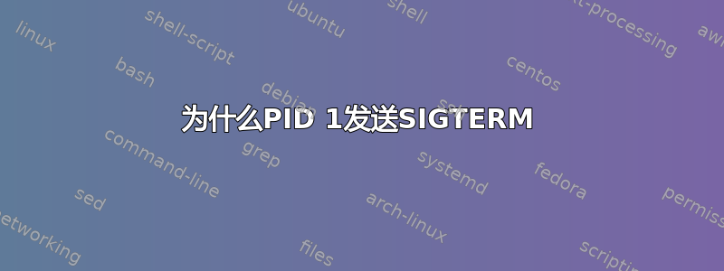 为什么PID 1发送SIGTERM