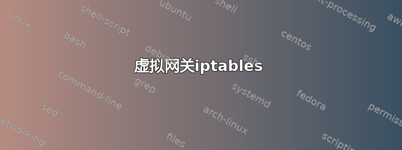 虚拟网关iptables