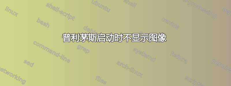 普利茅斯启动时不显示图像