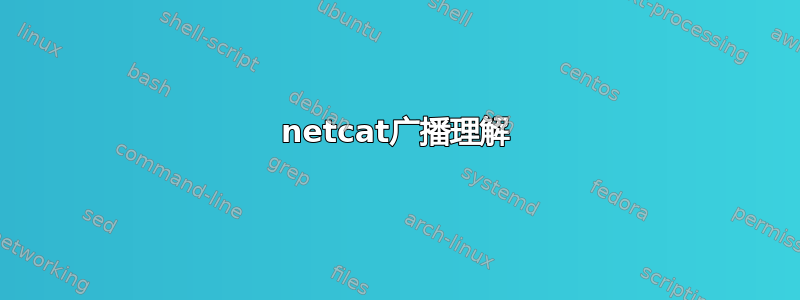 netcat广播理解