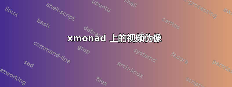 xmonad 上的视频伪像