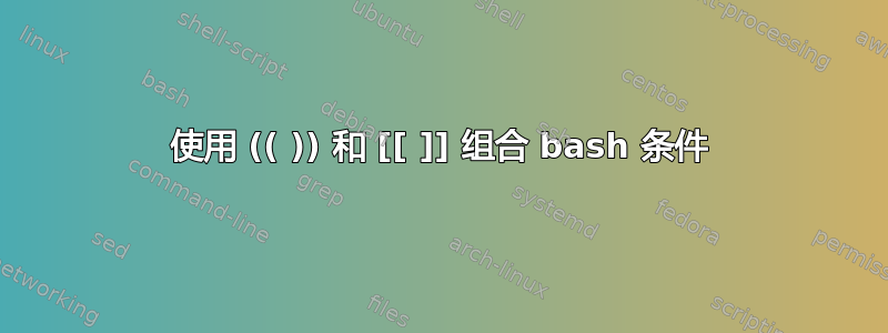 使用 (( )) 和 [[ ]] 组合 bash 条件