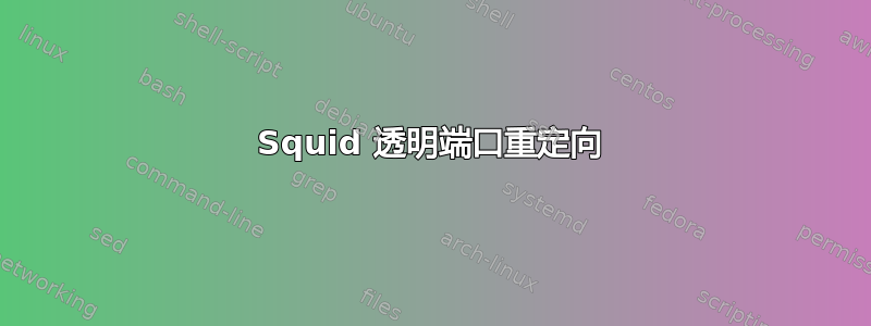 Squid 透明端口重定向