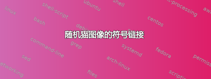 随机猫图像的符号链接