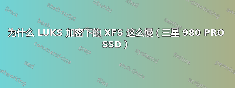 为什么 LUKS 加密下的 XFS 这么慢（三星 980 PRO SSD）