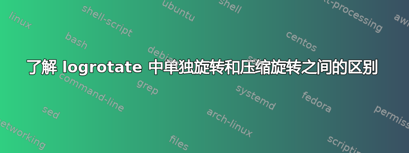 了解 logrotate 中单独旋转和压缩旋转之间的区别