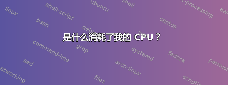 是什么消耗了我的 CPU？