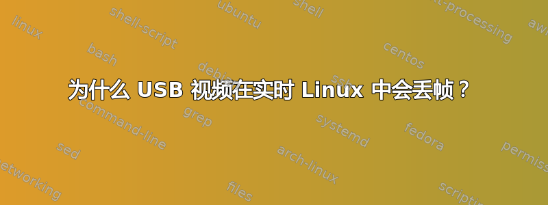 为什么 USB 视频在实时 Linux 中会丢帧？