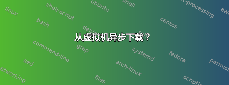 从虚拟机异步下载？