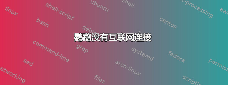 鹦鹉没有互联网连接