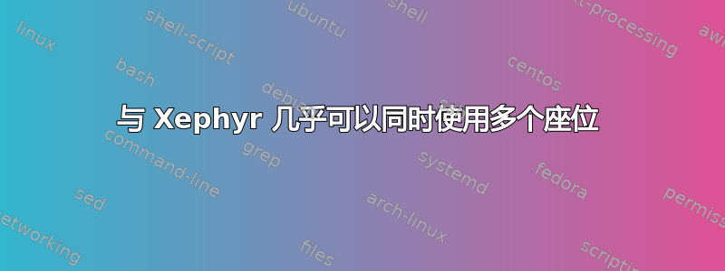 与 Xephyr 几乎可以同时使用多个座位