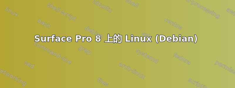 Surface Pro 8 上的 Linux (Debian)