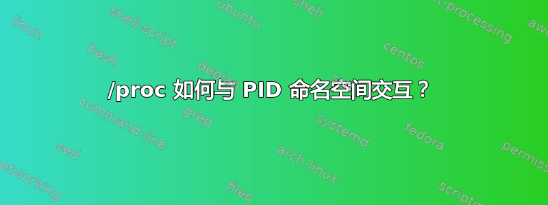 /proc 如何与 PID 命名空间交互？