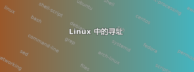 Linux 中的寻址