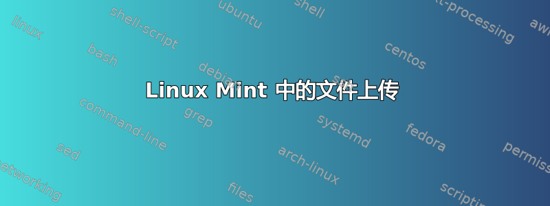 Linux Mint 中的文件上传