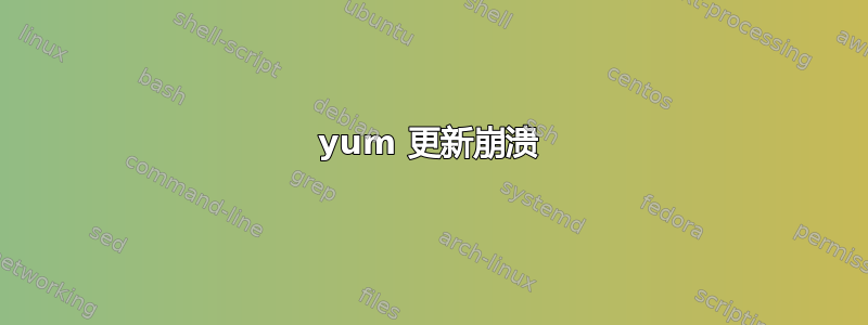 yum 更新崩溃